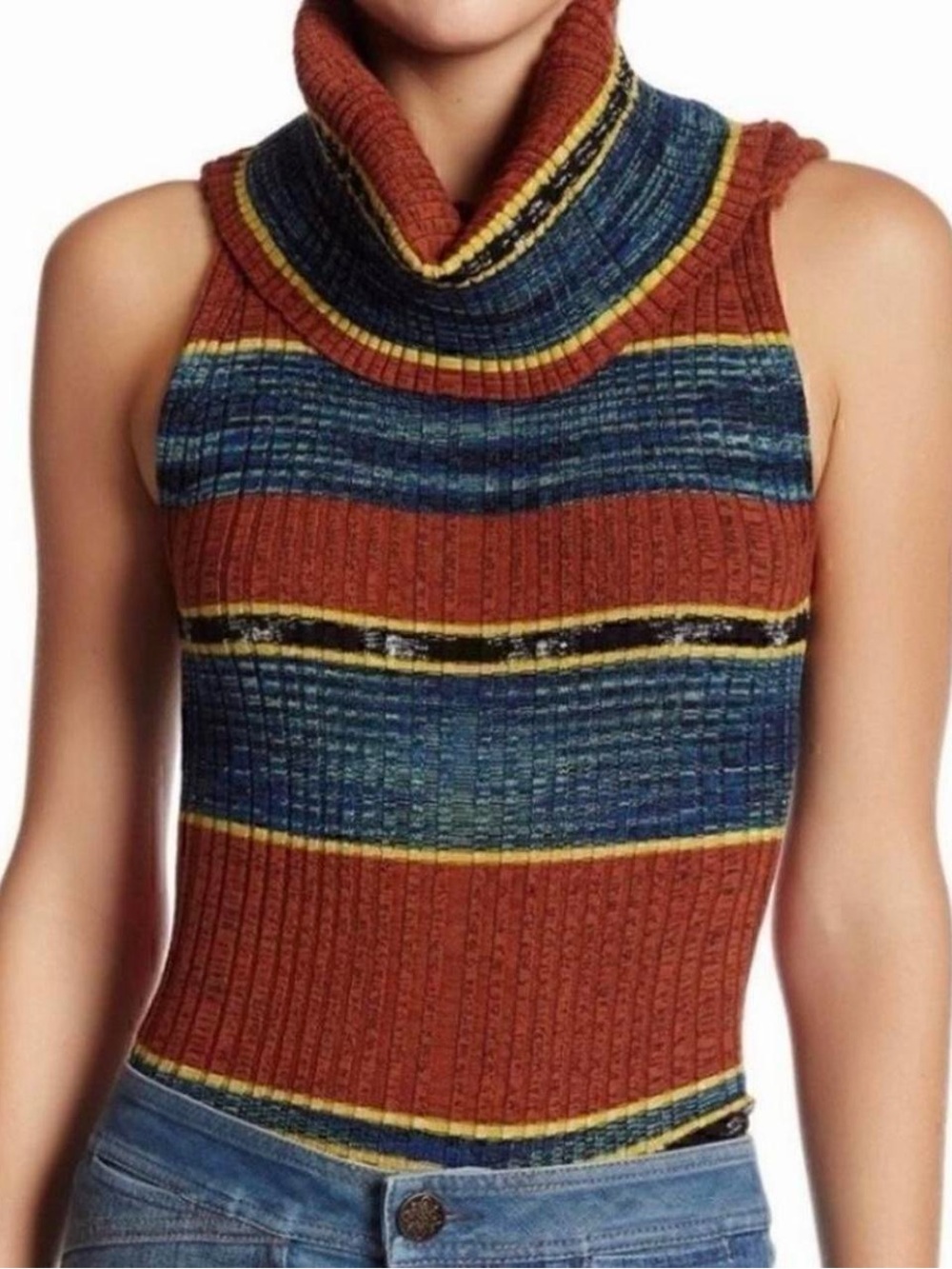 Free people ribbed knit top